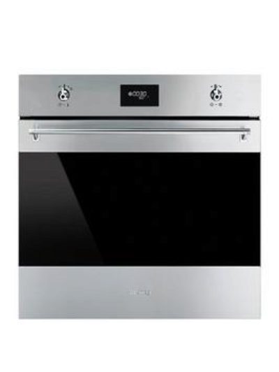 Smeg Sf6371X 60Cm Built-In Classic Single Electric Fan Oven With Grill Smeg Sf6371X 60Cm Built-In Classic Single Electric Fan Oven With Grill